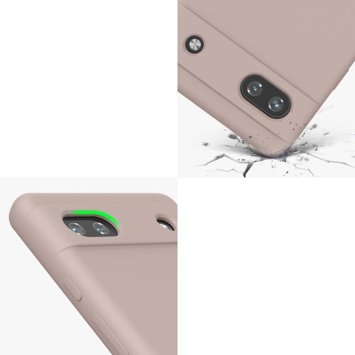 Θήκη Kwmobile για Google Pixel 6a, Silicone, Cream, 57815.10