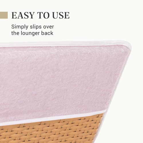 Πετσέτα ξαπλώστρας Homelevel, 75 x 200 cm, Ροζ, Βαμβάκι / Πολυεστέρας, 55649.03.10