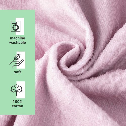 Πετσέτα ξαπλώστρας Homelevel, 75 x 200 cm, Ροζ, Βαμβάκι / Πολυεστέρας, 55649.03.10