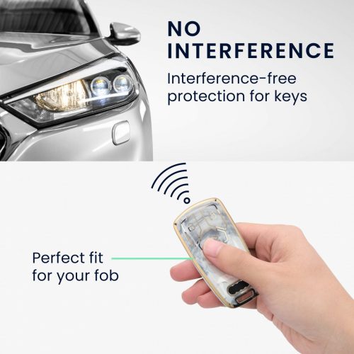 Κάλυμμα κλειδιού αυτοκινήτου για Audi 3 Κουμπιά - Smart Key, Kwmobile, Πολύχρωμο, Σιλικόνη, 52827.03