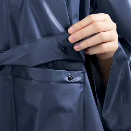 Αδιάβροχο ποντσο Navaris unisex, 100x154 εκ., αδιάβροχο, μπλε, EVA, 52203.01.17