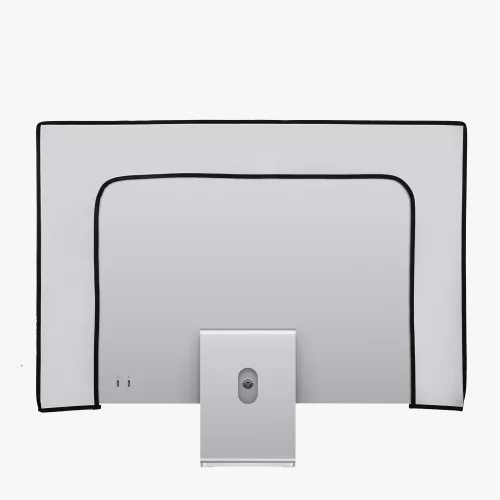 Κάλυμμα για οθόνη 31-32 ιντσών, Kwmobile, Μαύρο/Λευκό, Textile, 45117.08