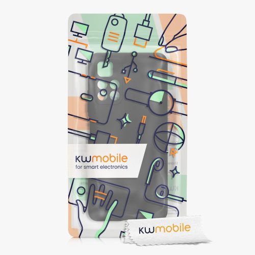 Θήκη Kwmobile για Xiaomi Redmi Note 11S 5G/Poco M4 Pro 5G, Silicon, Μαύρο, 57925.47