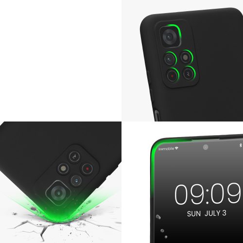 Θήκη Kwmobile για Xiaomi Redmi Note 11S 5G/Poco M4 Pro 5G, Silicon, Μαύρο, 57925.47