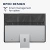 Κάλυμμα για οθόνη Apple Studio Display, Kwmobile, Μαύρο, Textile, 57913.01