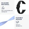 Σετ 2 ιμάντες για Samsung Galaxy Fit, Kwmobile, Μπλε/Μαύρο, Σιλικόνη, 50233.23