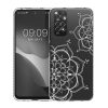 Θήκη Kwmobile για Xiaomi Redmi Note 11/Redmi Note 11s, σιλικόνη, διαφανές/ασημί, 57822.03