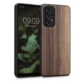   Θήκη Kwmobile για Samsung Galaxy A33 5G, Ξύλο, Καφέ, 57996.18