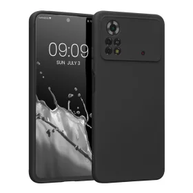   Θήκη Kwmobile για Xiaomi Poco X4 Pro 5G, σιλικόνη, μαύρο, 57983.47