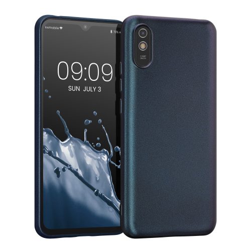Θήκη Kwmobile για Xiaomi Redmi 9A/Redmi 9AT, Silicone, Blue, 57663.239