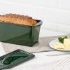 Tava copt paine Navaris, 34 cm, fonta, verde, cu capac, pentru paine traditionala, 52635.02