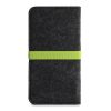 Kwmobile Universal Cover μέγεθος XL - 6,8 ίντσες, Microfiber, Γκρι/Πράσινο, 58046,03