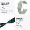 Λουράκι για Samsung Watch 4 (40mm)/Watch 4 (44mm)/Watch 4 Classic (42mm), Kwmobile, Green/White, Silicone, 58172.01