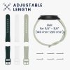 Λουράκι για Samsung Watch 4 (40mm)/Watch 4 (44mm)/Watch 4 Classic (42mm), Kwmobile, Green/White, Silicone, 58172.01