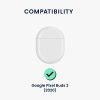 Θήκη για ακουστικά Google Pixel Buds 2 (2020), Kwmobile, Μαύρο/Λευκό, Σιλικόνη, 58157.01