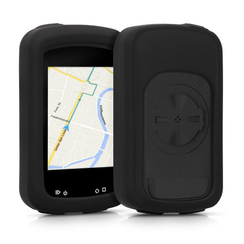 Προστατευτικό κάλυμμα για GPS Magene C406, Kwmobile, Μαύρο, Σιλικόνη, 58166.01