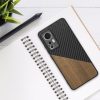 Θήκη Kwmobile για Xiaomi 12/12X, Ξύλο, Καφέ/Μαύρο, 58201.01