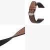 Λουράκι για Willful Smartwatch/Fitnesstracker, Kwmobile, Καφέ/Μαύρο, Φυσικό δέρμα, 58186.05