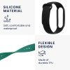 Σετ 2 λουριών για Xiaomi Mi Smart Band 6/Mi Band 6/Mi Band 5, Kwmobile, Μαύρο/Πράσινο, Σιλικόνη, 57428.05