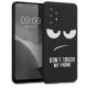 Θήκη Kwmobile για Samsung Galaxy A33 5G, Σιλικόνη, Μαύρο/Λευκό, 58244.01