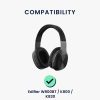 Σετ 2 μαξιλαριών αυτιών για ακουστικά Edifier W800BT/K800/K830, Kwmobile, Μαύρο, Οικολογικό δέρμα, 58252.01