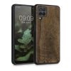 Θήκη Kwmobile για Samsung Galaxy A12, Ξύλο, Καφέ, 55092.03