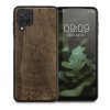 Θήκη Kwmobile για Samsung Galaxy A12, Ξύλο, Καφέ, 55092.03