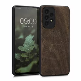   Θήκη Kwmobile για Samsung Galaxy A33 5G, Ξύλο, Καφέ, 58316.03