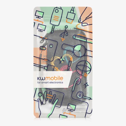 Μέγεθος καλύμματος Kwmobile Universal XL - 6,8 ίντσες, Microfiber, Πολύχρωμο, 49866.4.11