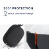 Θήκη για ακουστικά SoundPEATS Air3 Pro, Kwmobile, Black, Silicone, 58342.01
