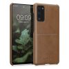 Κάλυμμα Kwmobile για Samsung Galaxy S20 FE, Οικολογικό δέρμα, Καφέ, 58502.24