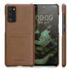 Κάλυμμα Kwmobile για Samsung Galaxy S20 FE, Οικολογικό δέρμα, Καφέ, 58502.24