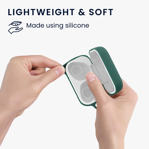 Θήκη για ακουστικά Sennheiser CX True Wireless, Kwmobile, Green, Silicone, 55991.80