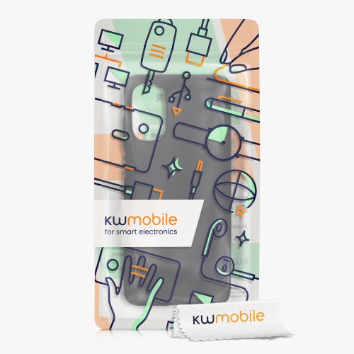 Θήκη Kwmobile για Motorola Moto G (2022), Σιλικόνη, Μαύρο, 58530.47