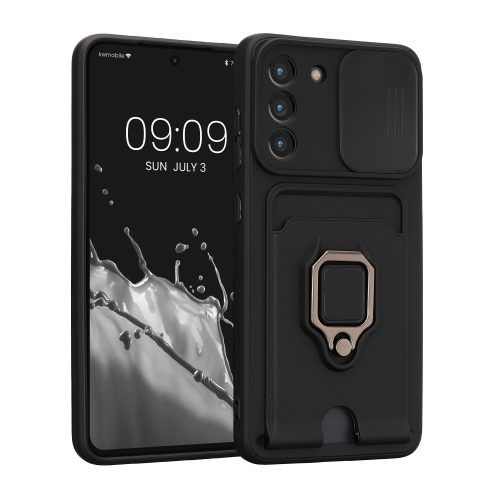 Προφυλακτήρας kwmobile για Samsung Galaxy S21 FE, Silicone, Black, 58570.01