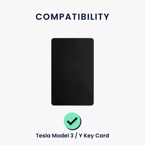 Κάλυμμα κλειδιού αυτοκινήτου για Tesla Model 3/Model Y, Kwmobile, Black/Gold, Silicone, 58600.01