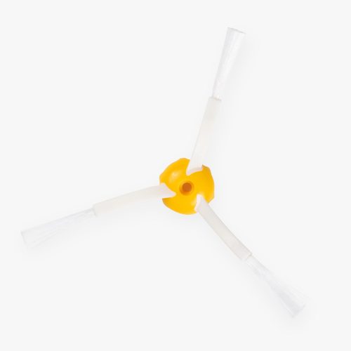 Σετ 6 πλαϊνές βούρτσες για ηλεκτρική σκούπα iRobot Roomba 700/Roomba 600/Roomba 500, Kwmobile, Λευκό/Κίτρινο, Πλαστικό, 49136.02