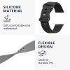 Σετ 2 ιμάντων για Huawei Watch GT 3 Pro (46mm), Kwmobile, Μαύρο/Γκρι, Σιλικόνη, 58637.02