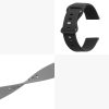 Σετ 2 ιμάντων για Huawei Watch GT 3 Pro (46mm), Kwmobile, Μαύρο/Γκρι, Σιλικόνη, 58637.02