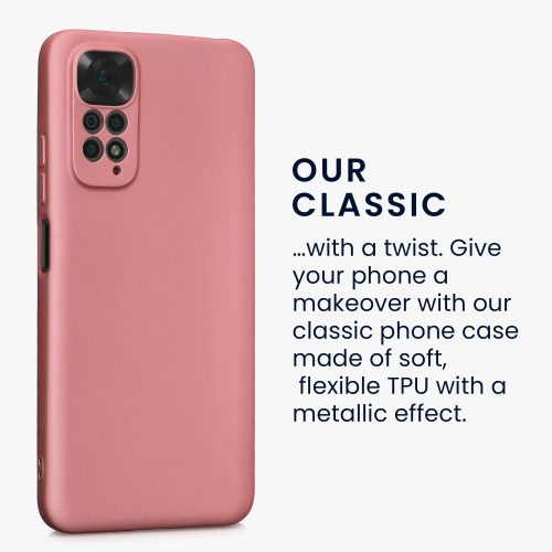 Θήκη Kwmobile για Xiaomi Redmi Note 11/Redmi Note 11s, Silicone, Pink, 58651.31