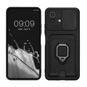   Προφυλακτήρας kwmobile για Xiaomi 11 Lite 5G NE/Mi 11 Lite 5G, Silicone, Black, 57718.01