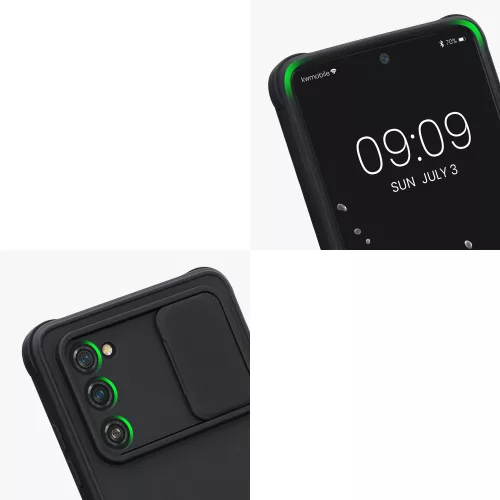 Θήκη Kwmobile για Samsung Galaxy S20 FE, Silicone, Black, 58684.01