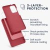 Θήκη Kwmobile για Samsung Galaxy A52/Galaxy A52 5G/Galaxy A52s 5G, Silicone, Red, 54347.208