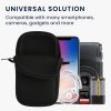 Universal Cover Kwmobile size XS - 4 inch, Neoprene, Black, 58700.32.01