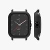 Σετ 2 θηκών για Huami Amazfit GTS 2, Kwmobile, Μαύρο/Διαφανές, Πλαστικό, 58718.01