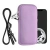 Κάλυμμα Kwmobile Universal, μέγεθος L - 6,5 ίντσες, Neoprene, Purple, 58700.3.108