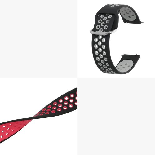 Σετ 2 λουριά για Garmin Venu Sq/Venu Sq Music, Kwmobile, Πολύχρωμο, Σιλικόνη, 58715.01