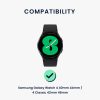 Σετ 2 ιμάντων για Samsung Galaxy Watch 4 (40mm)/Galaxy Watch 4 (44mm)/Galaxy Watch 4 Classic (42mm), Kwmobile, Black/Blue, Silicone, 58740.01