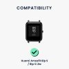 Σετ 2 ιμάντων για Huami Amazfit Bip S/Amazfit Bip S Lite, Kwmobile, Μαύρο/Μπλε, Σιλικόνη, 58717.01