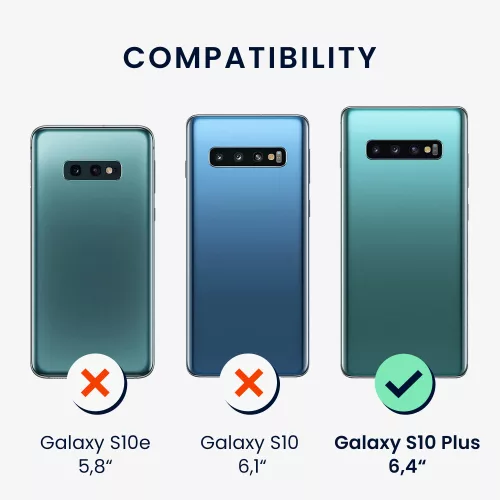 Θήκη Kwmobile για Samsung Galaxy S10 Plus, σιλικόνη, ροζ, 49028.77